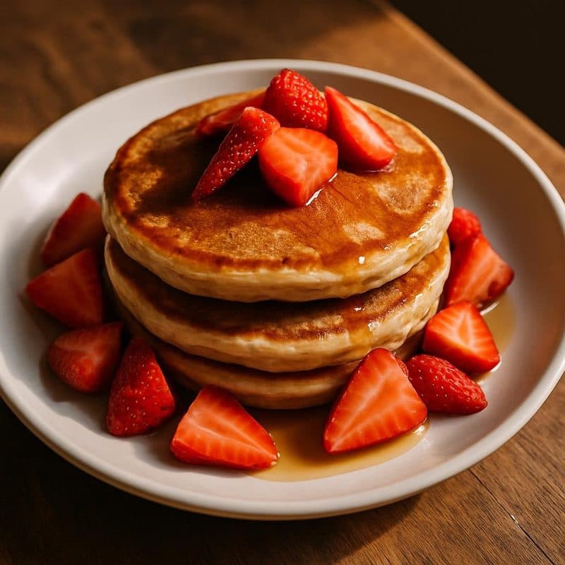 Pancakes de fresas