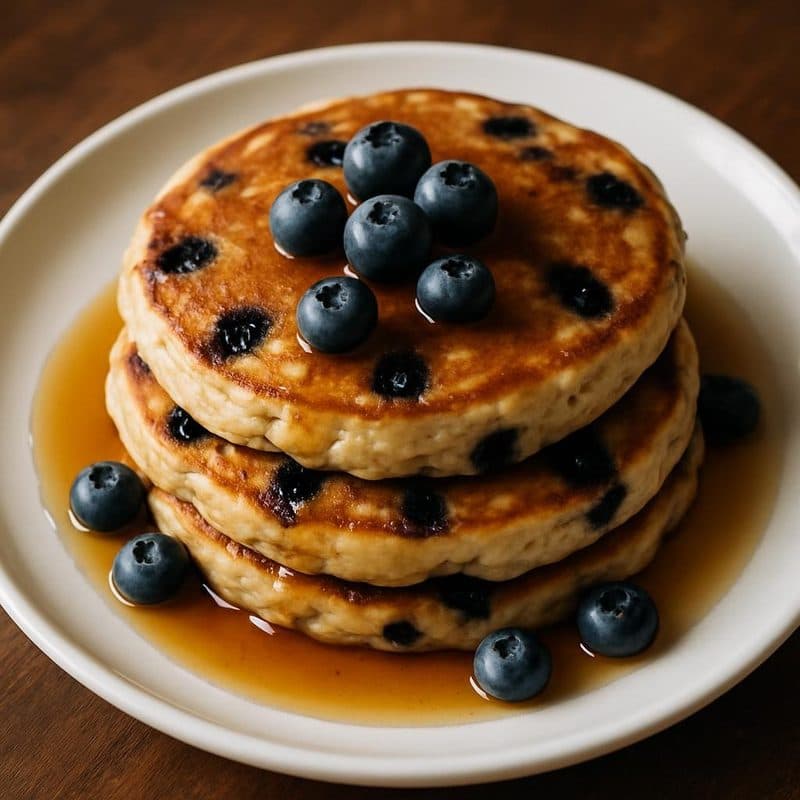 Pancakes de arándanos