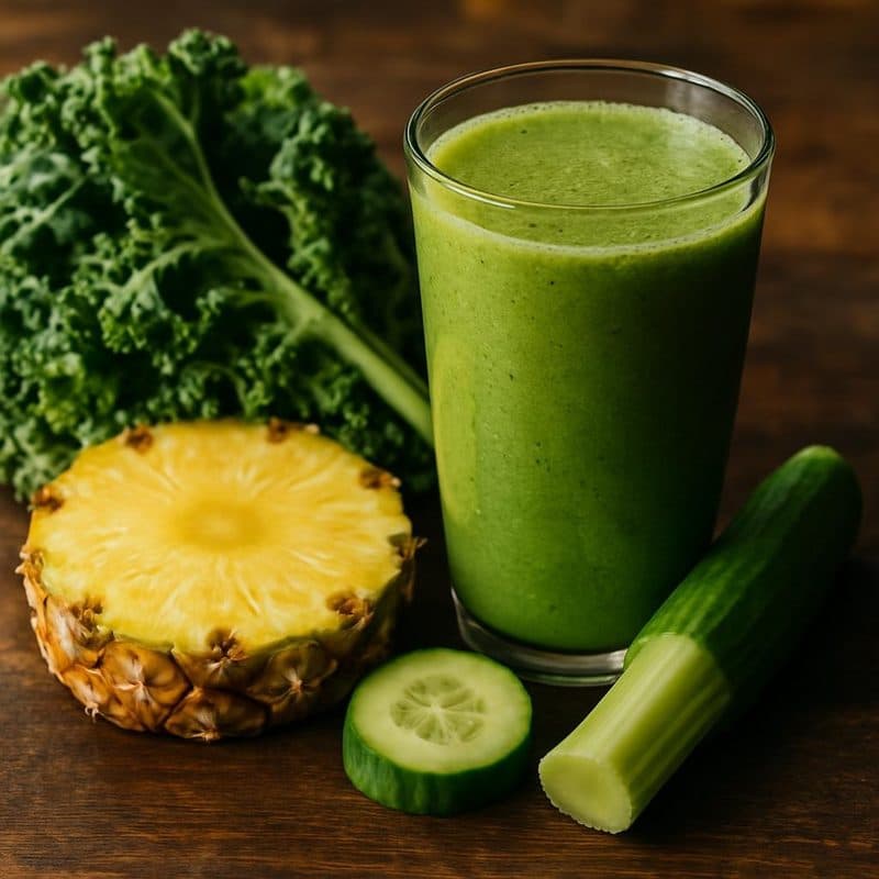 Paquete detox #1 - kale, piña, apio y pepino