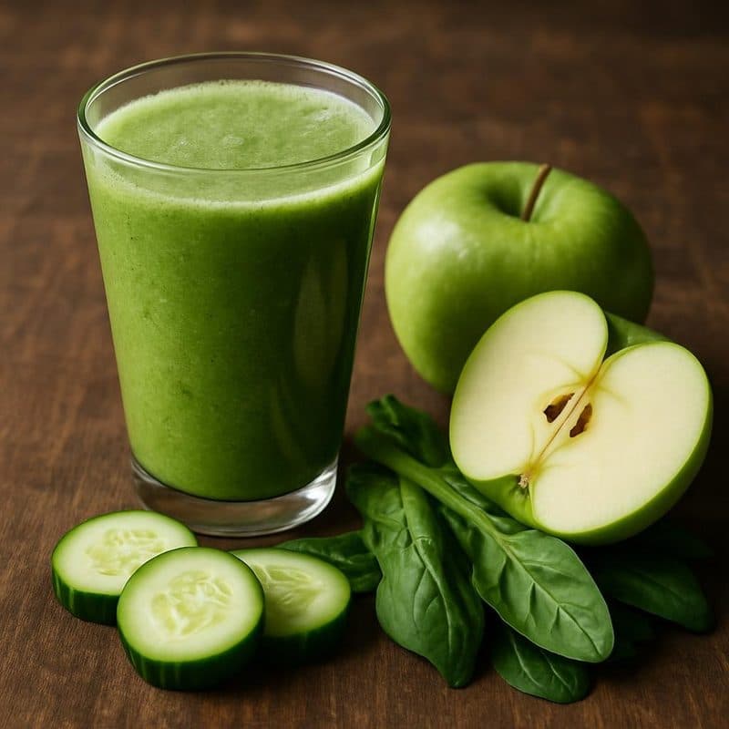 Paquete detox #6 - manzana verde, apio, pepino y espinaca
