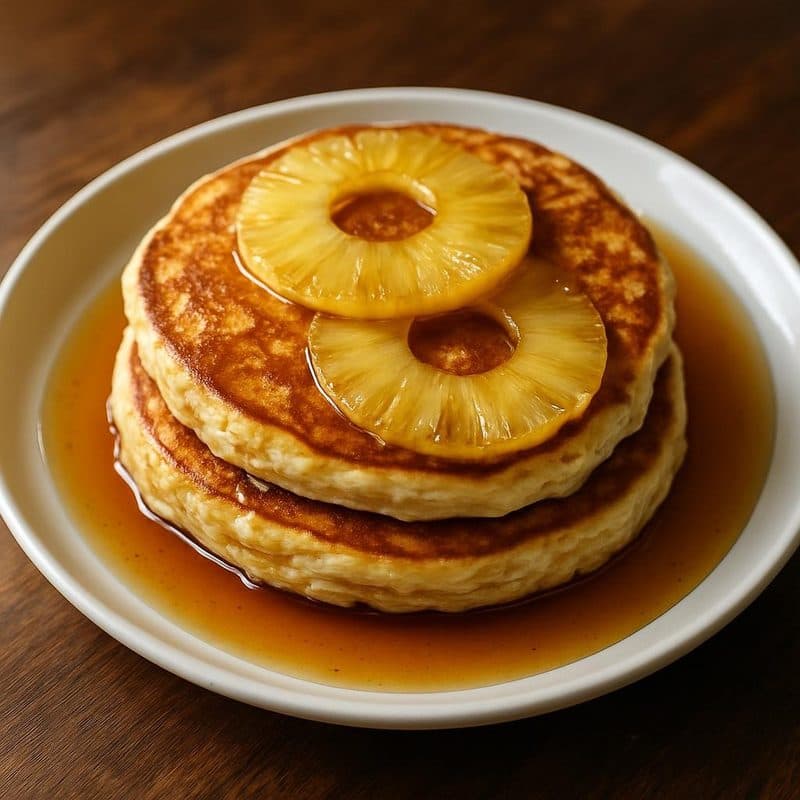 Pancakes de piña