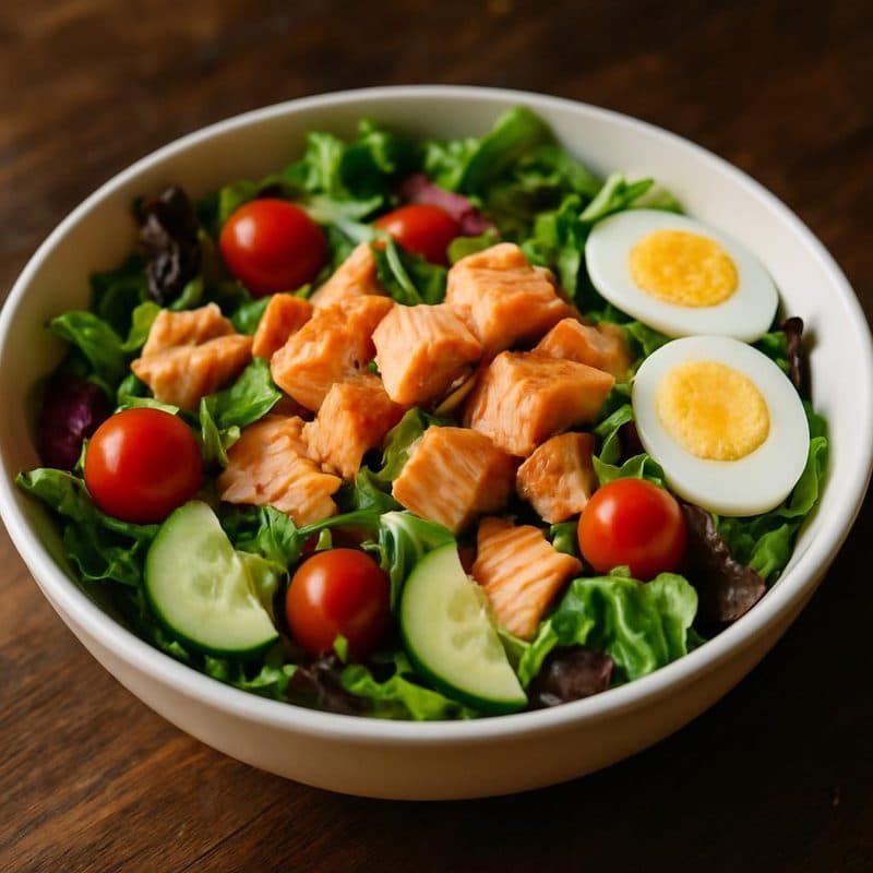 Ensalada de salmón