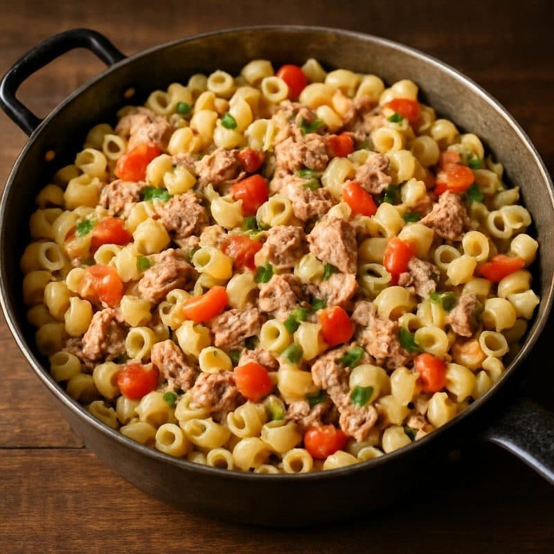 Ensalada de caracolitos con atún