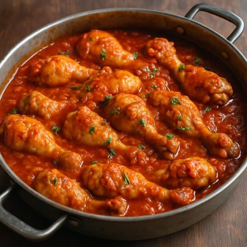 Muslitos en salsa de tomate