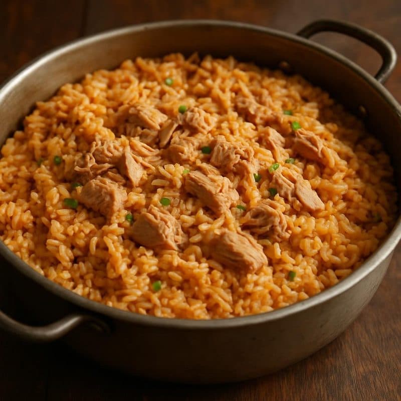 Arroz con atún